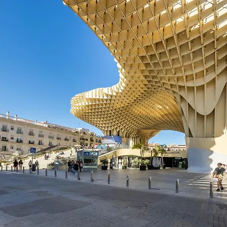 Lägenhet Comfy Away - Estudio En Patio De Vecinos En Setas Sevilla